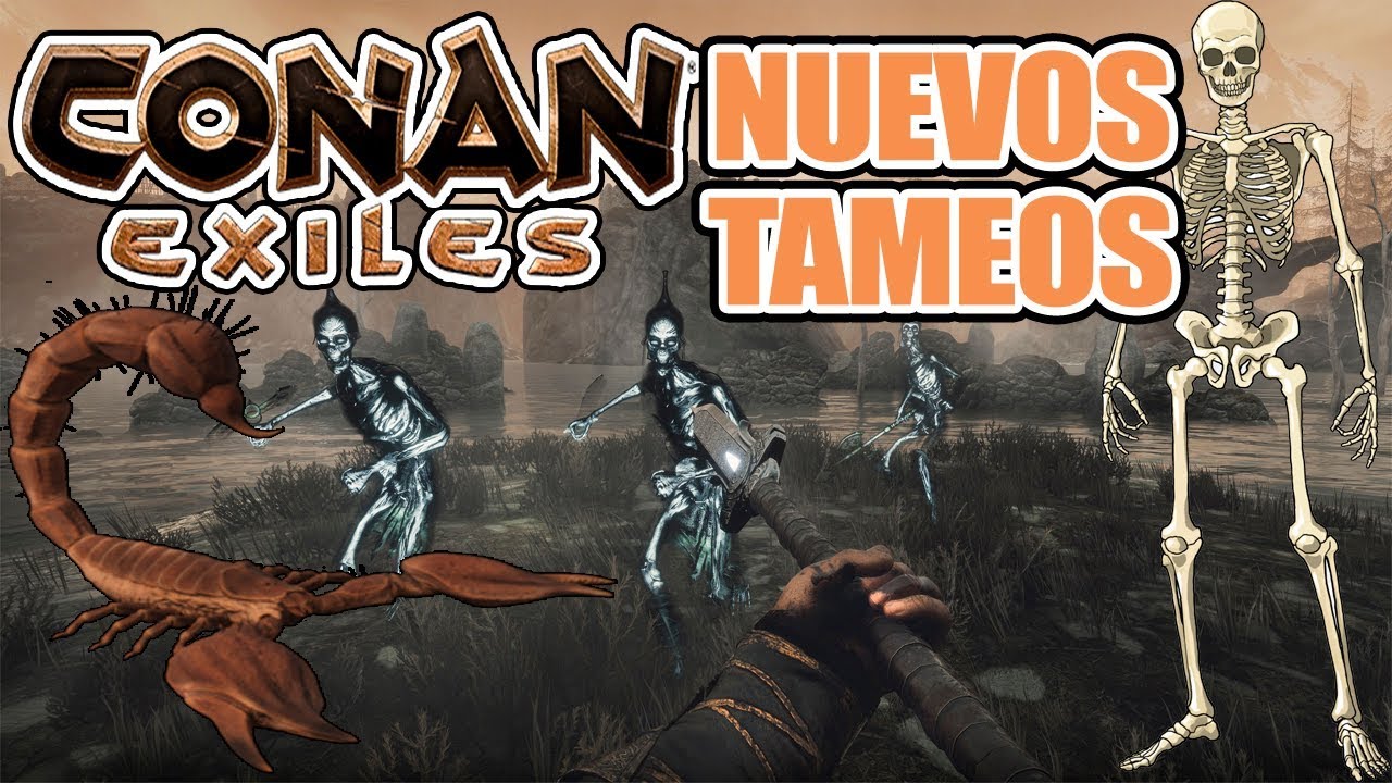 CONAN EXILES | Como Tamear SKELETOS | ESCORPIONES | GIGANTES