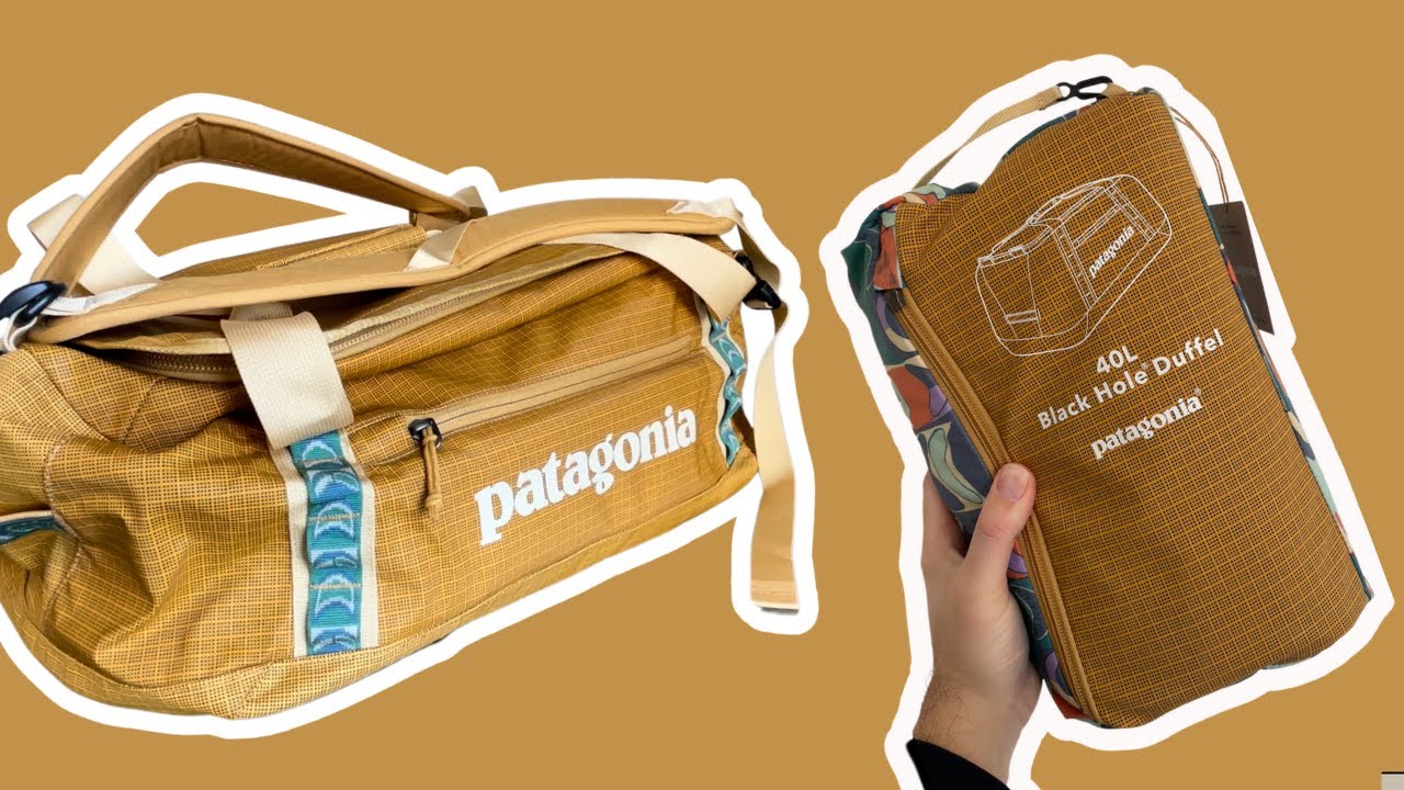 How to pack Patagonia black hole 40L duffel into smaller condensed version while not using it