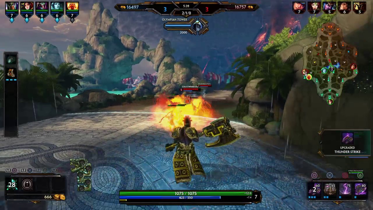 Smite Gameplay: Chaac Conquest Destruction