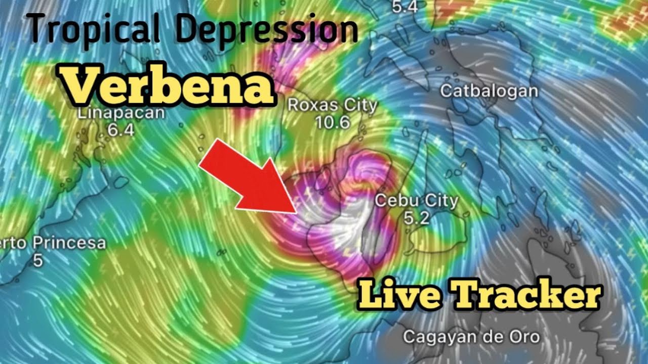 Tropical Depression VERBENA Live Tracker