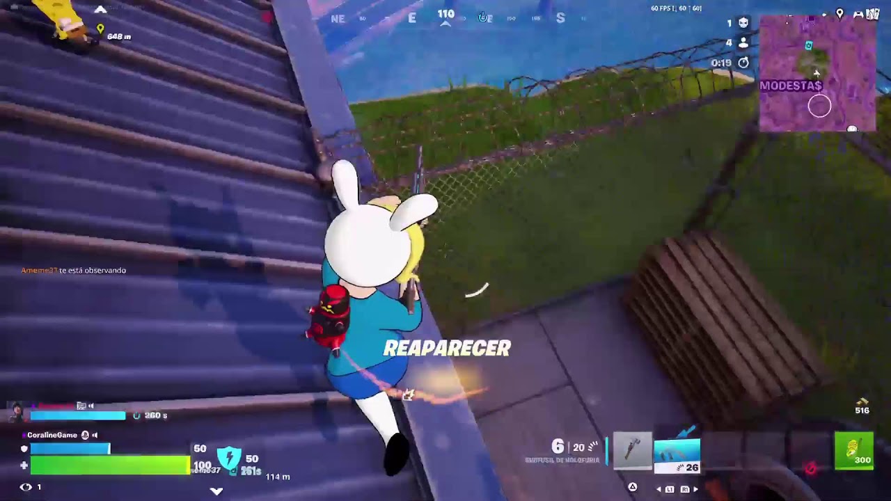 CoralineGame Fortnite zero build con subs