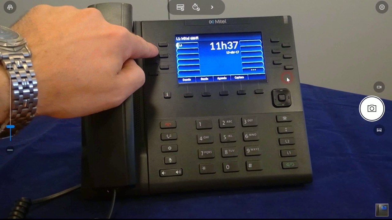 Mitel 6869  Programación de teclas por el usuario