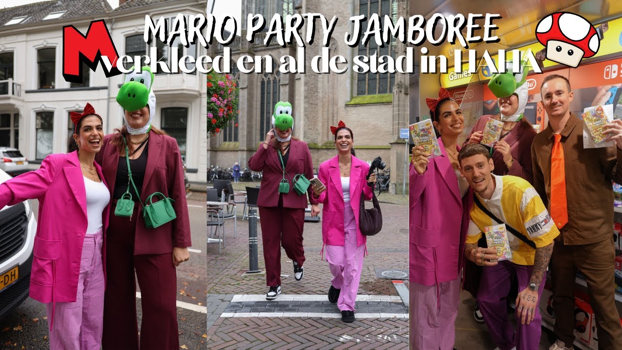 Wij zijn echt niet goed... verkleed Mario Party Jamboree kopen HAHA🎮🍄 - Ipek Steenbeek vlog #167