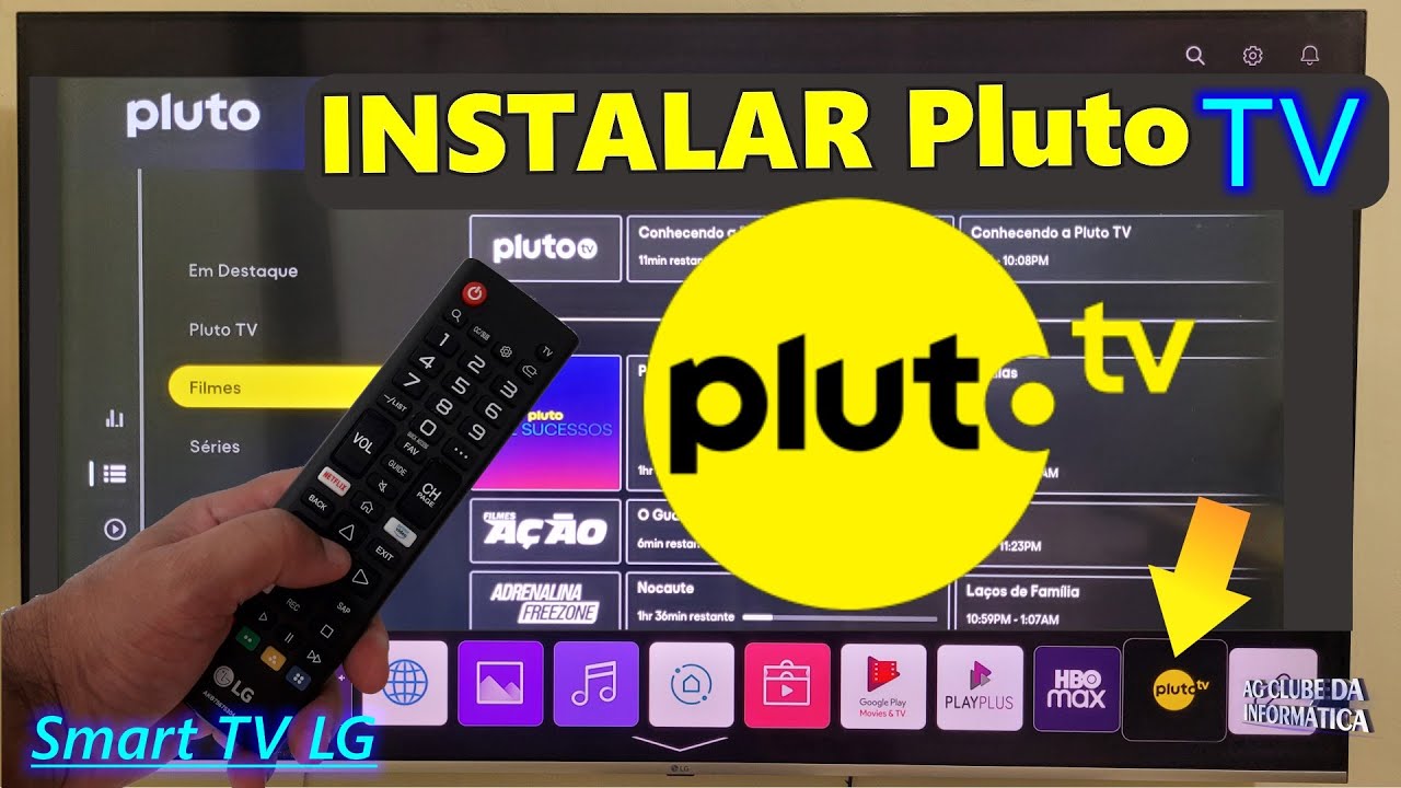 INSTALAR Pluto TV GRÁTIS na sua LG Smart TV AGORA!📺