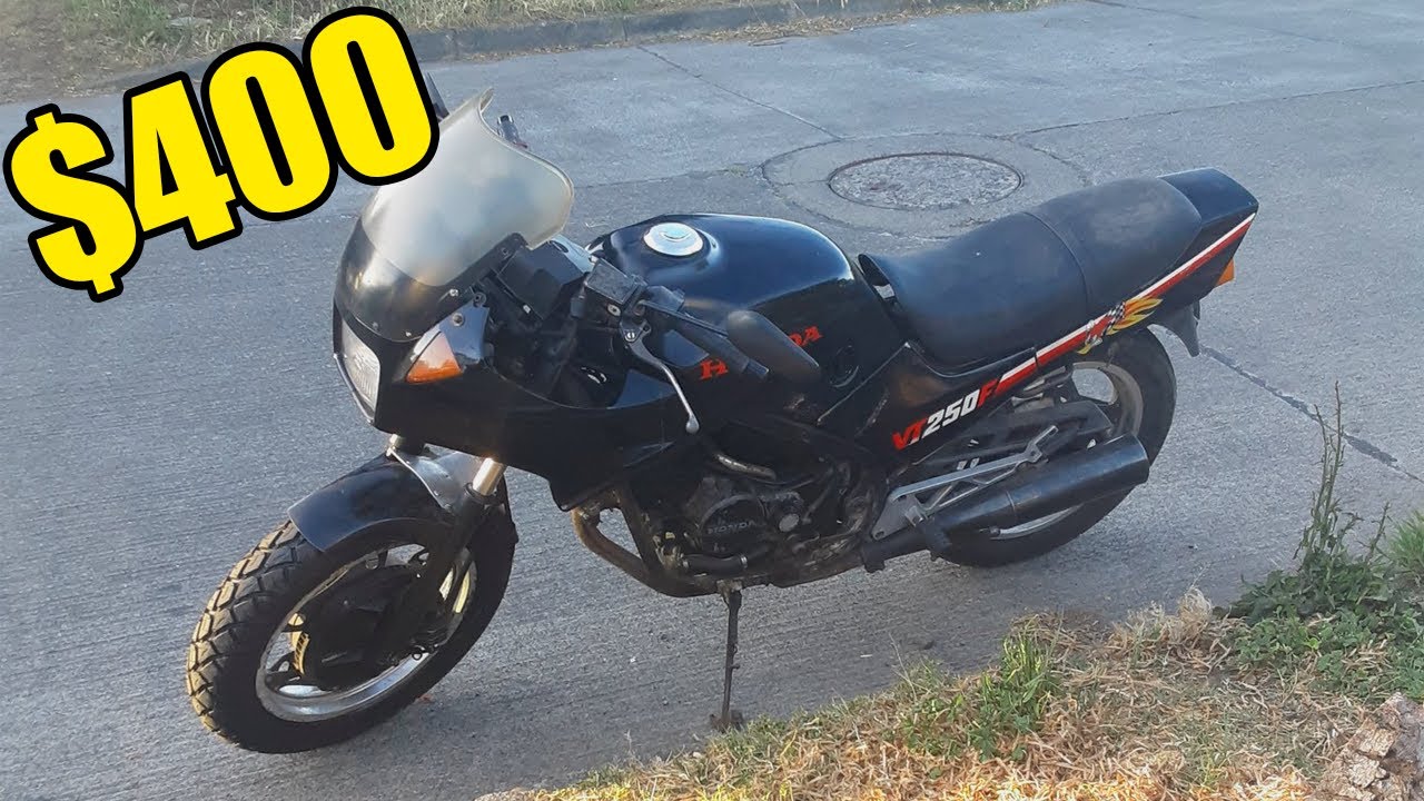 $400 Honda VT250F Can it be saved? (Eng Sub)