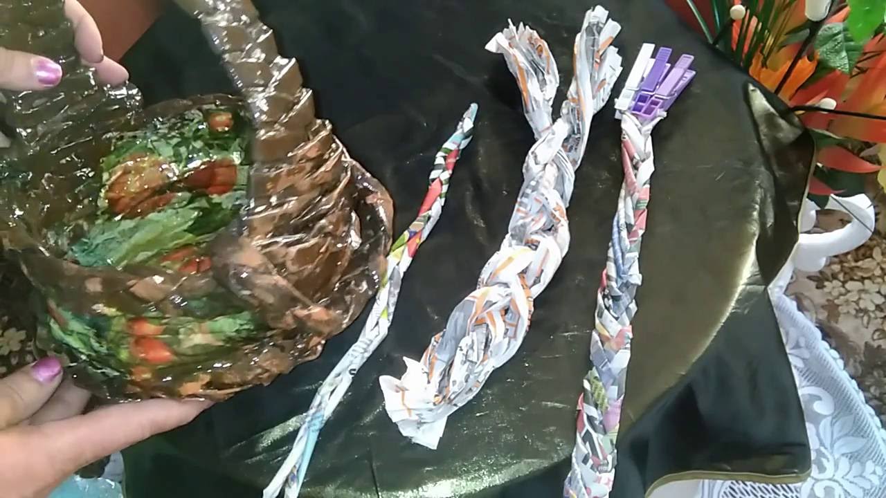 Flechttechniken mit Papier zum nachmachen