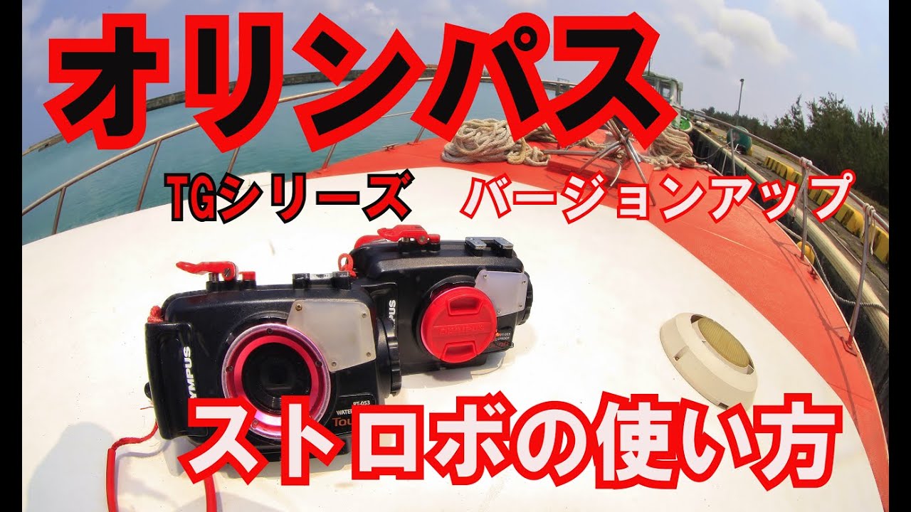 【オリンパスTGシリーズ　ストロボの使い方】熱烈先生のダイビング講座　第189講