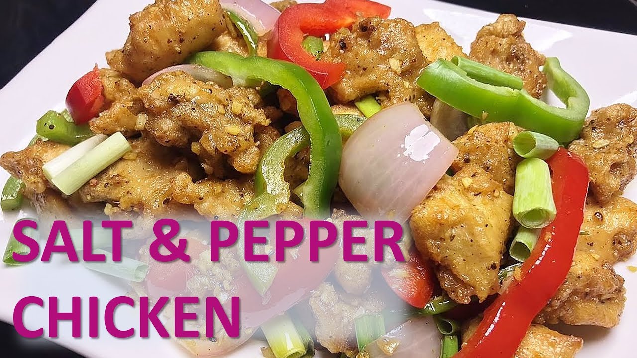 SALT AND PEPPER CHICKEN RECIPE |BETTER THAN RESTAURANT | QUICK & EASY