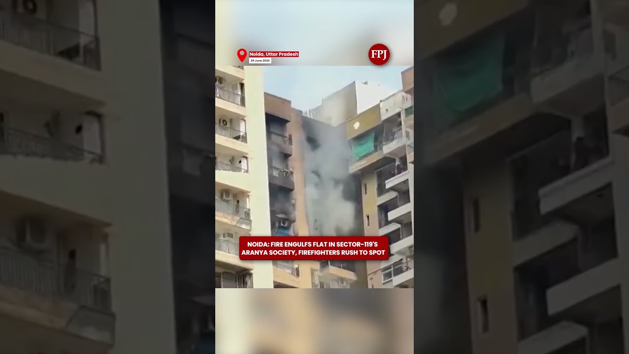 Fire Breaks Out at Noida's Aranya Society in Sector 119, Six Fire Tenders Deployed
