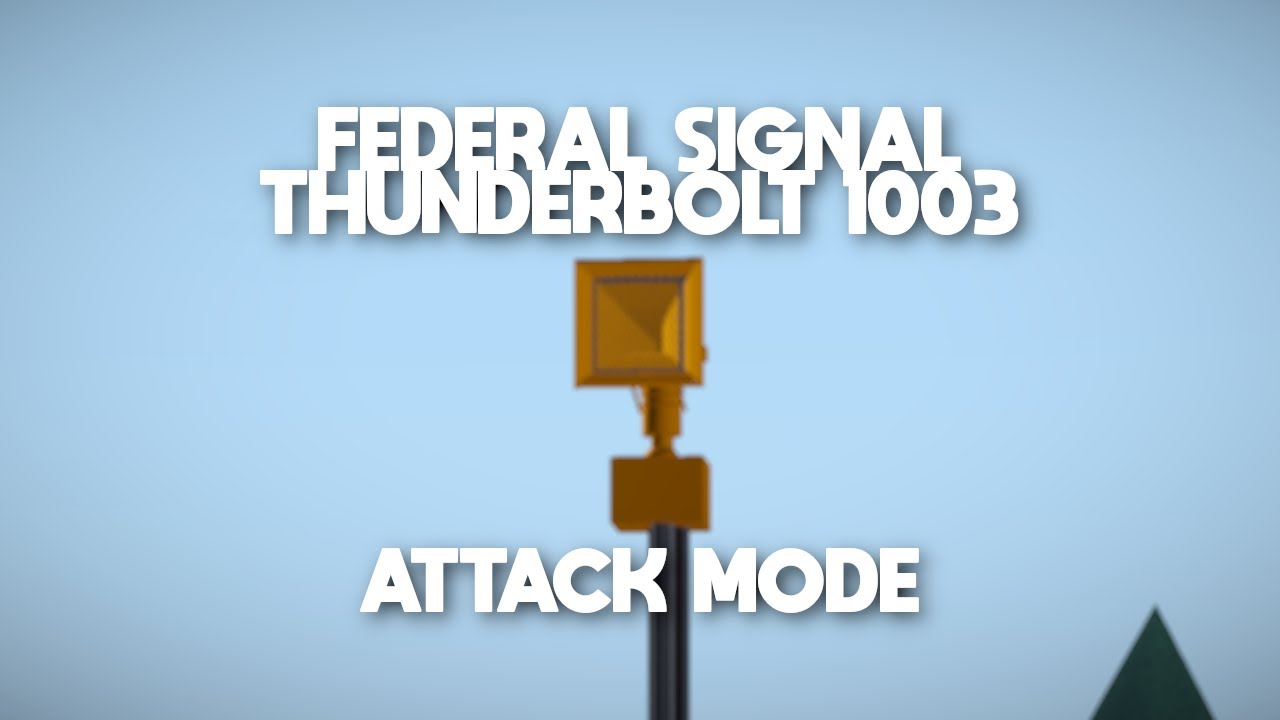 Federal Signal Thunderbolt 1003 Attack Mode | Prior Lake, Keysota | Roblox Twisted