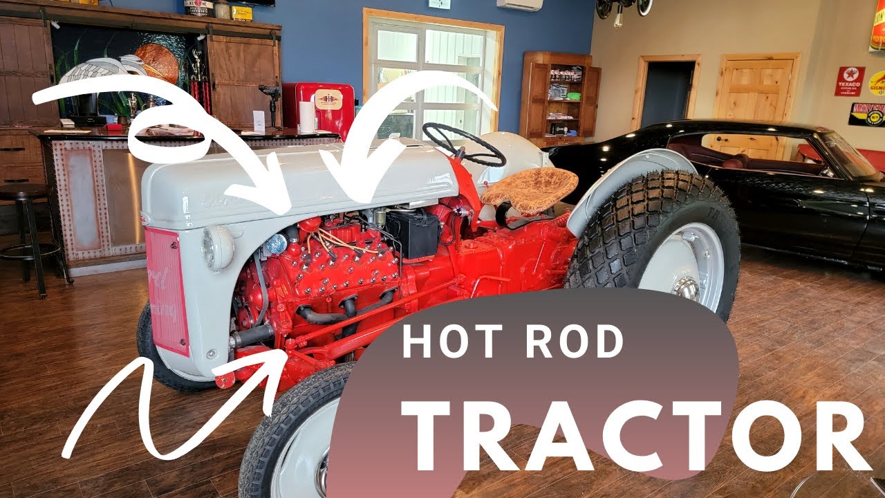 Трактор-хот-род — Ford 8N с двигателем V8 с плоской головкой