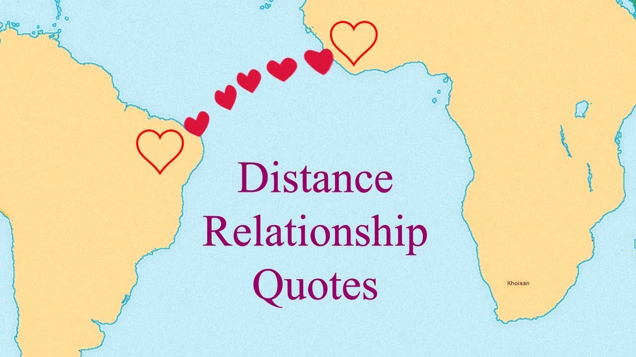 Distance doesn't matter when love is true | Relationship Quotes