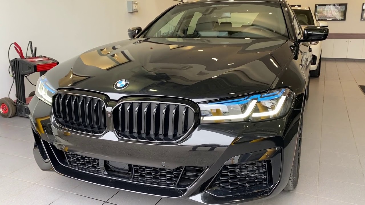 2021 BMW M550i Black Sapphire With Black Nappa Lthr