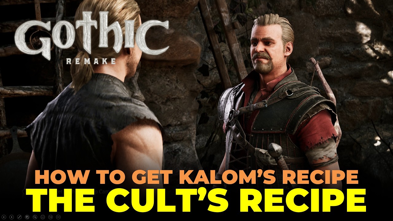 The Cult's Recipe - How to Get Recipe From Cor Kalom | Gothic 1 Remake