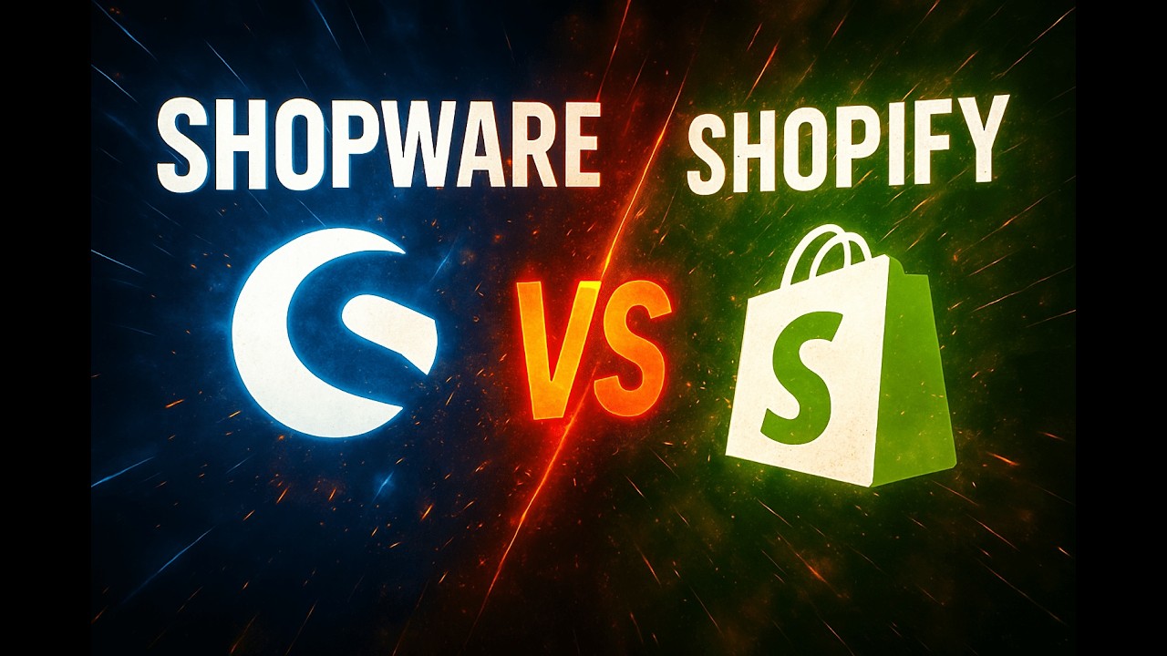 Shopware 6 vs Shopify – Der ULTIMATIVE Vergleich! [2025]