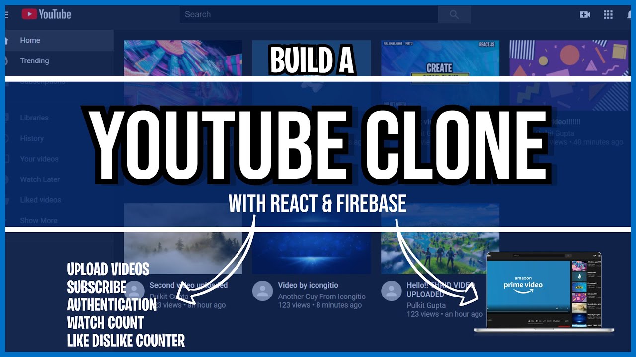 Create a YouTube clone with React | Adding Watch Count, Like/Dislike and Subscribe Feature | Part 3