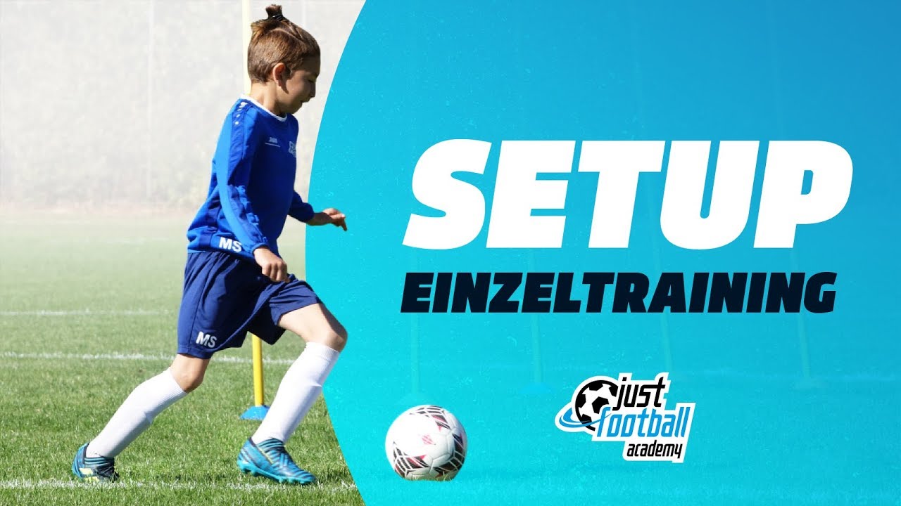 Fussballtraining: Setup - Einzeltraining