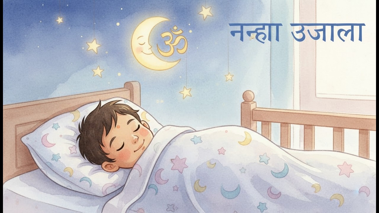 नन्हा उजाला 🌞 | शांत Nursery Rhyme | ॐ शांति मंत्र | Kids Meditation Song