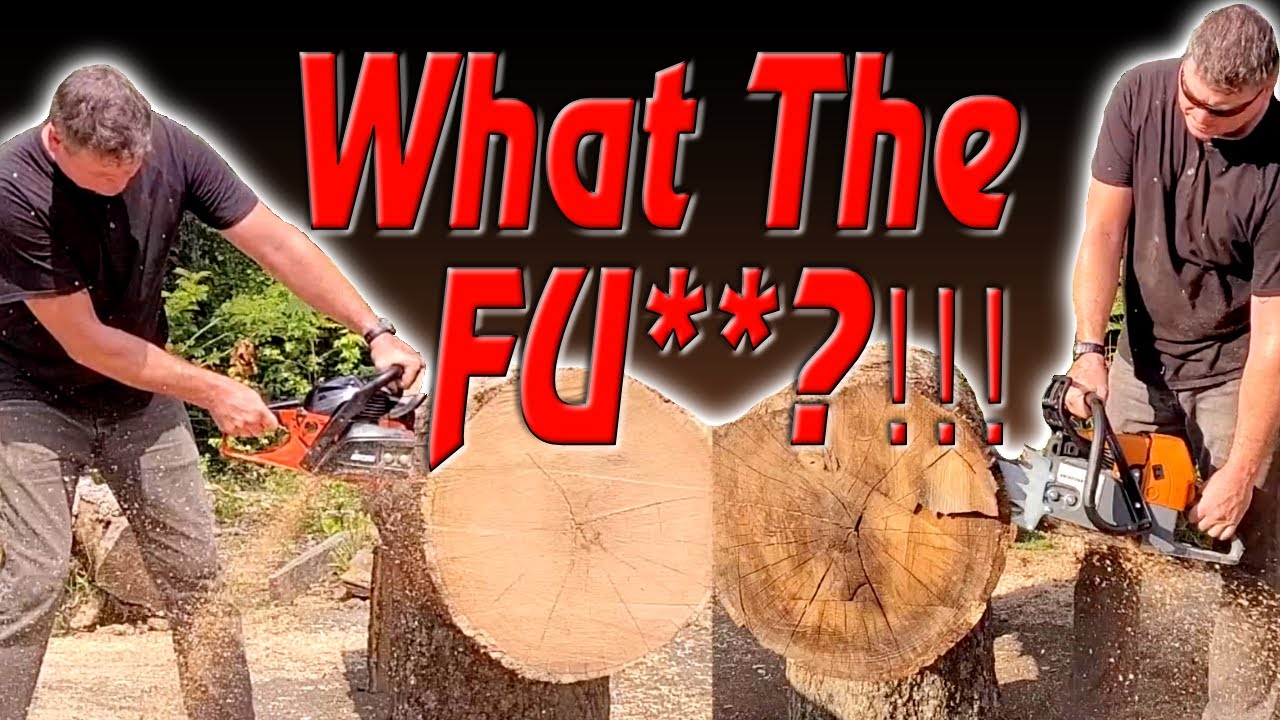 Unbelievable!  Ported 50cc vs Stock 92cc Holzfforma G660, 660,066, ms660, clone