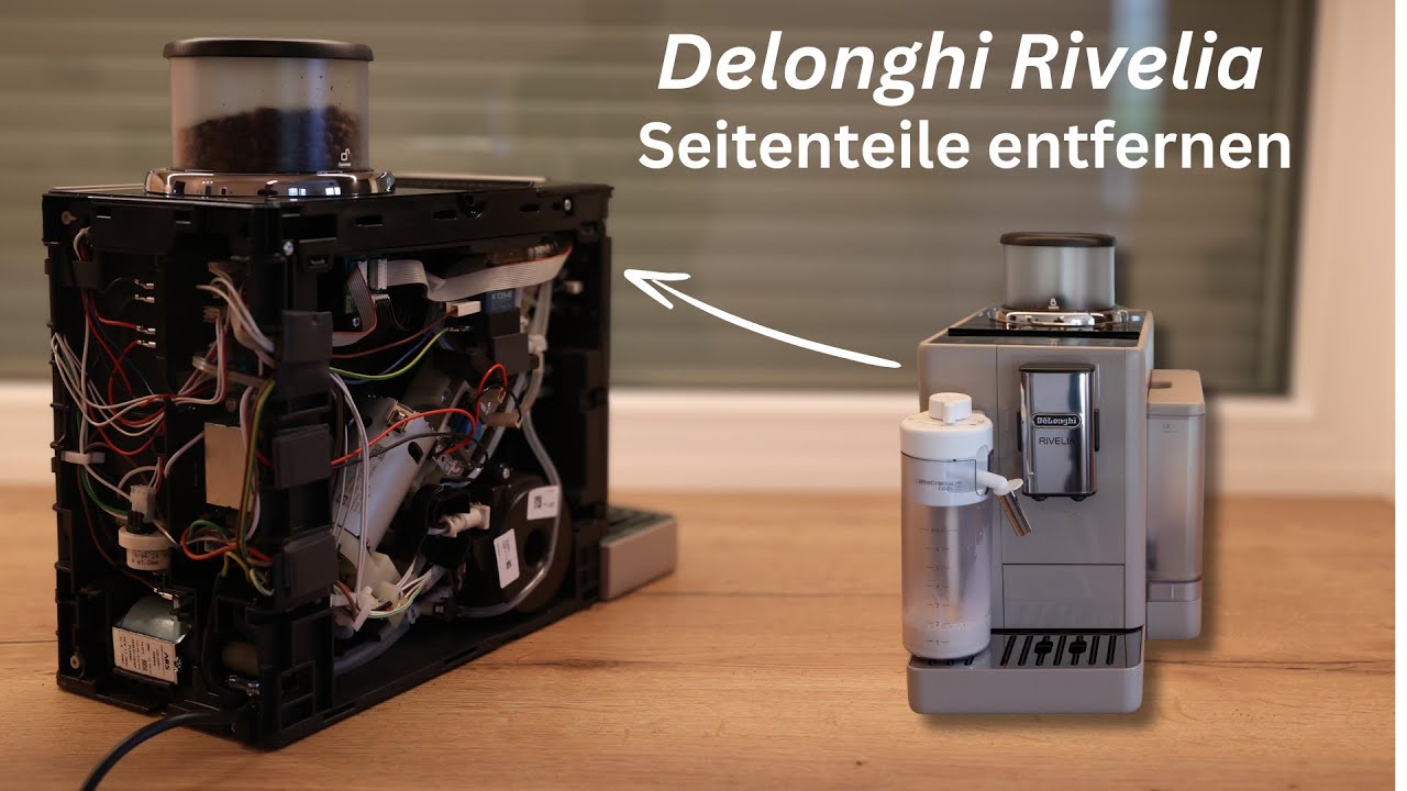Delonghi Rivelia zerlegen | Seitenteile entfernen | Deckel entfernen | Einfache Anleitung