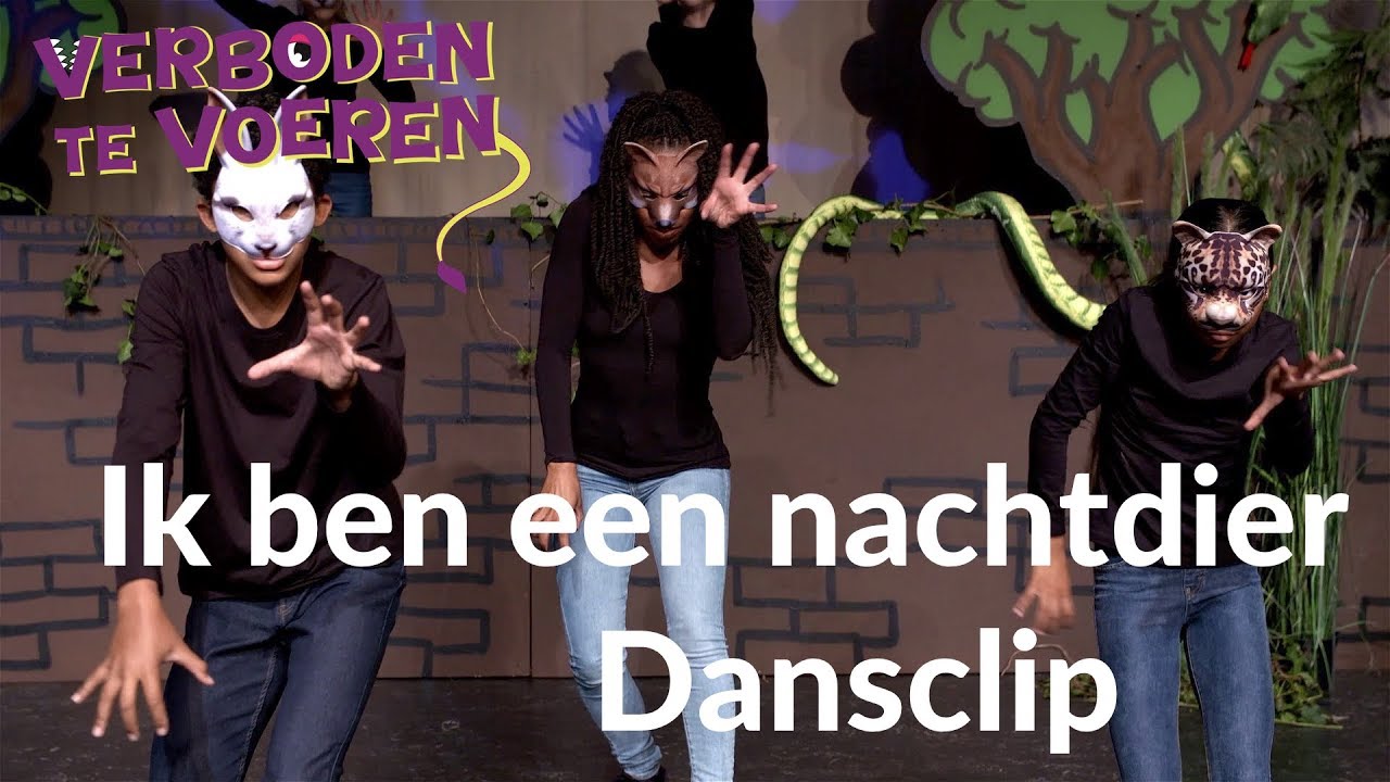 Ik ben een nachtdier - Dansclip - Verboden te voeren - Rep en Roer Musicals - Musical groep 8