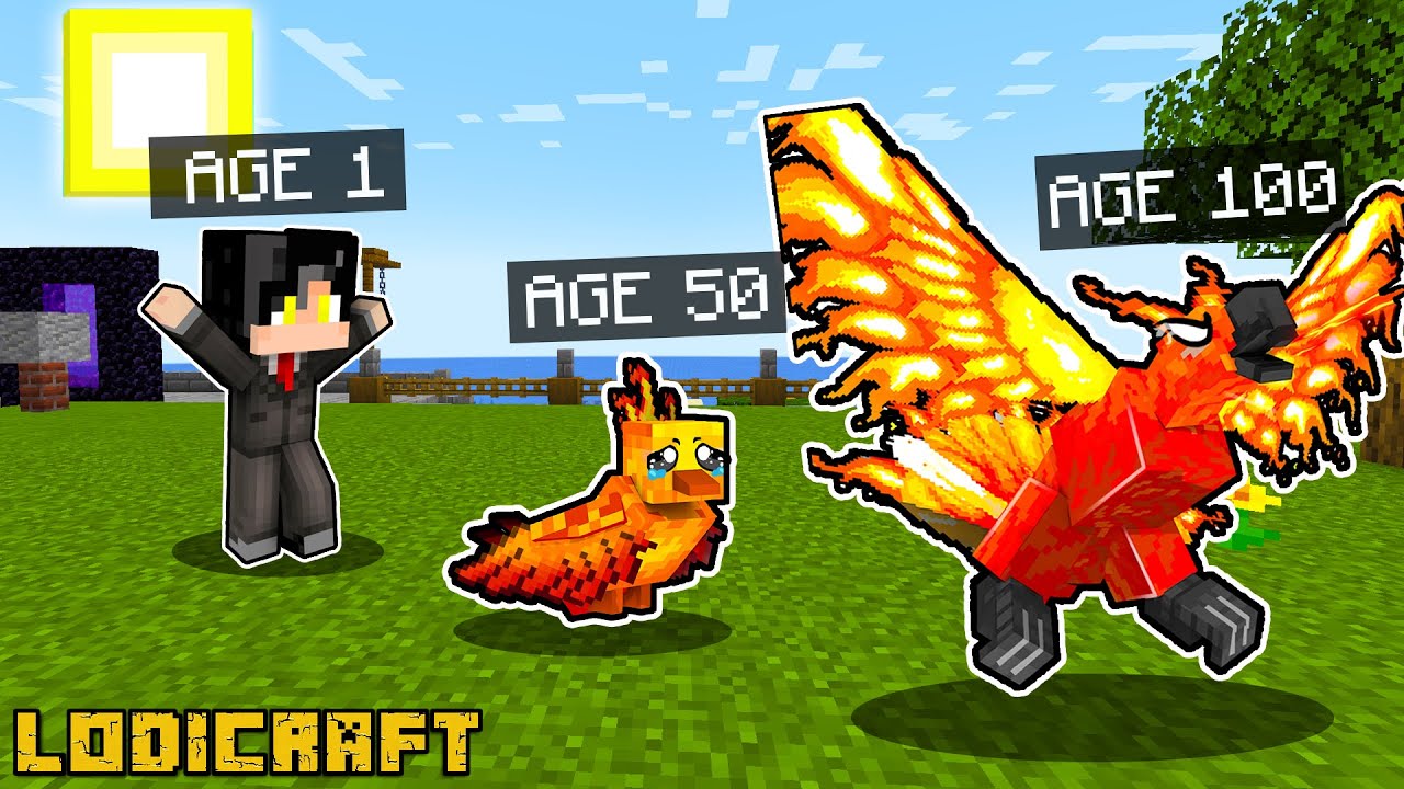 BIRTH to PHOENIX in MINECRAFT | Minecraft Tagalog
