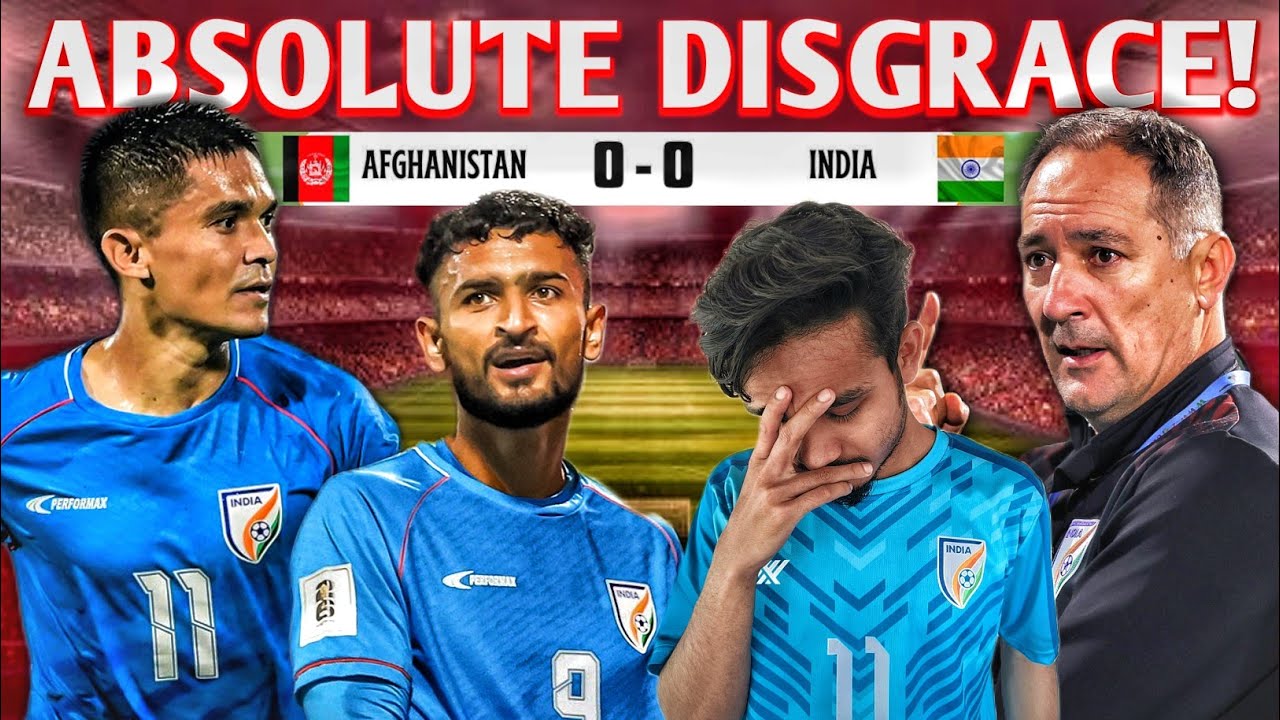 ABSOLUTE DISGRACE 😞 || AFGANISTAN 0-0 INDIA WCQ 2024 MATCH REVIEW