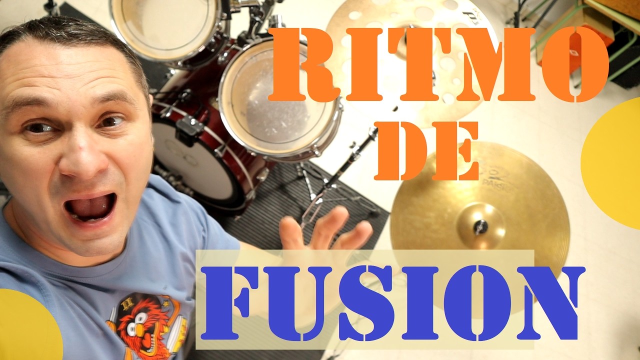 Bateria - Ritmo de rock fusion