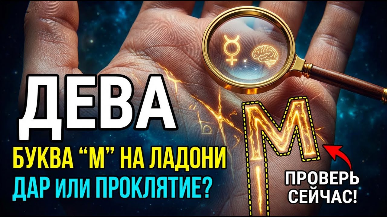 🤫ТАЙНЫЙ ЗНАК ДЕВЫ. ЕСЛИ У ВАС ЕСТЬ ЭТА ЛИНИЯ НА ЛАДОНИ — ВЫ ИЗБРАННЫЙ