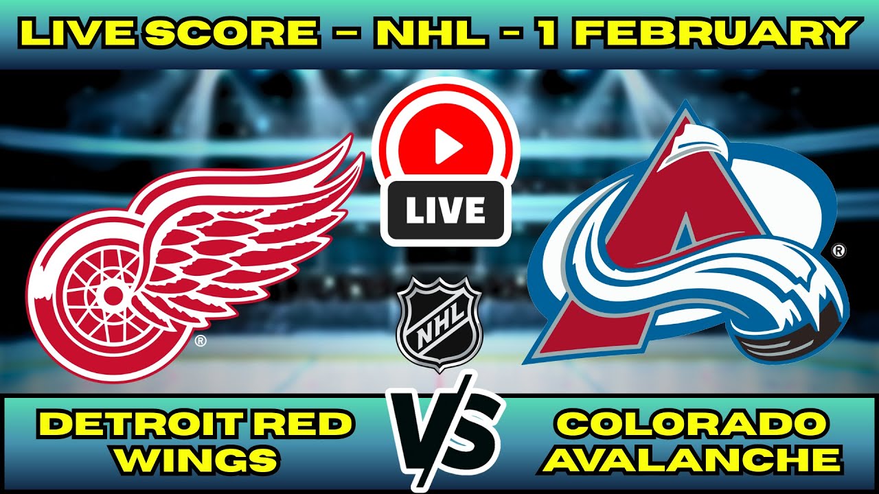 🔴 LIVE: Detroit Red Wings at Colorado Avalanche | NHL Scoreboard | Feb 2 | Historic Rivalry Night
