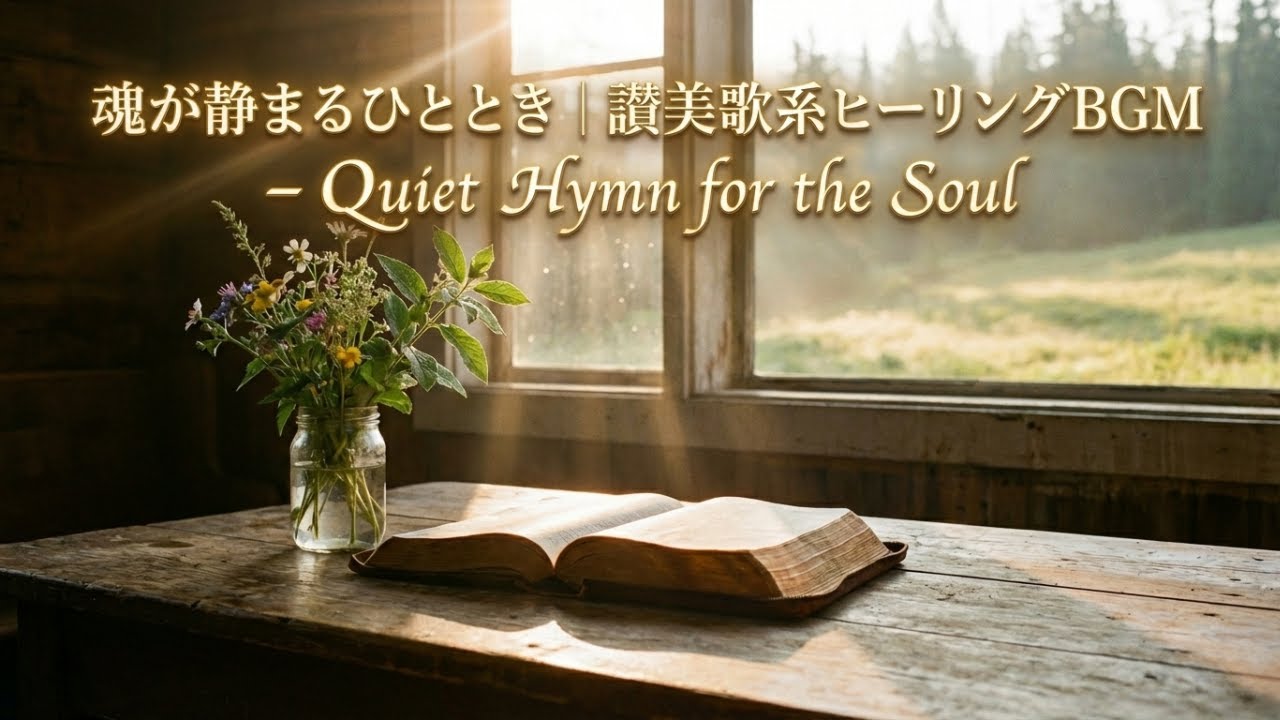 信仰を前提にしない｜魂が静かになる讃美歌系ヒーリングBGM｜作業・祈り・瞑想・読書用