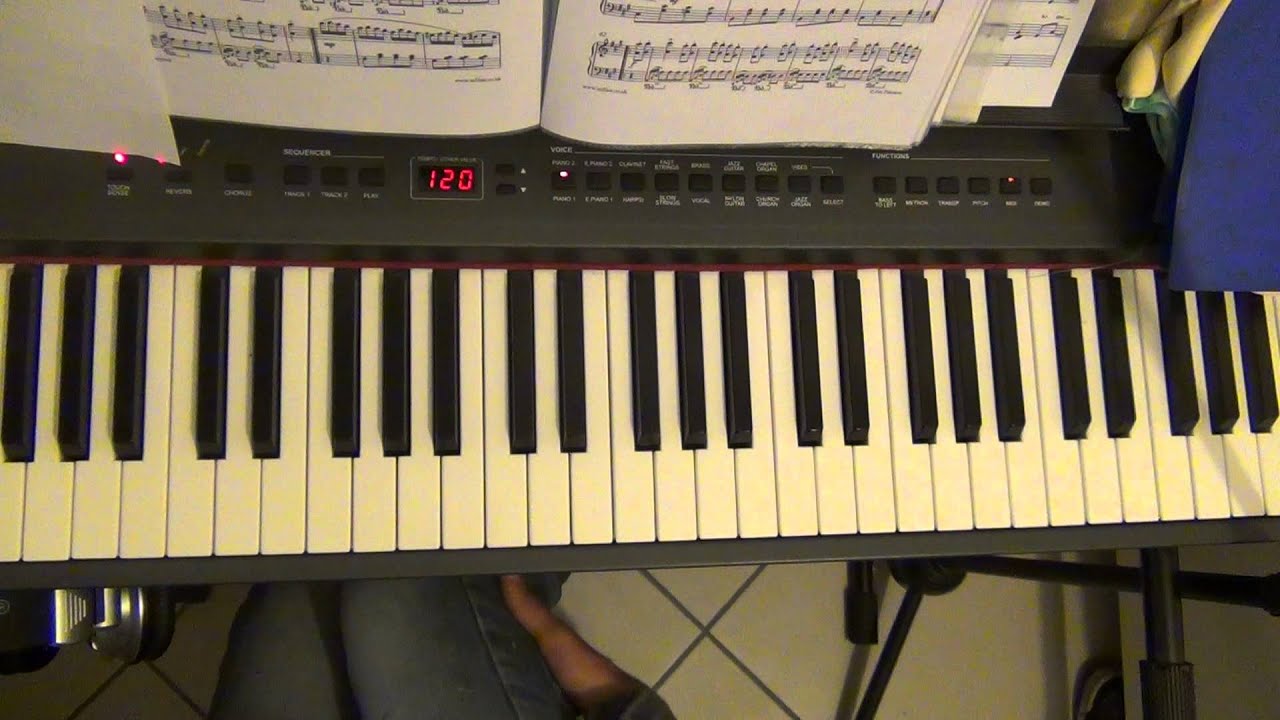 Simon & Garfunkel - The Sound of Silence piano tutorial - how to play on piano