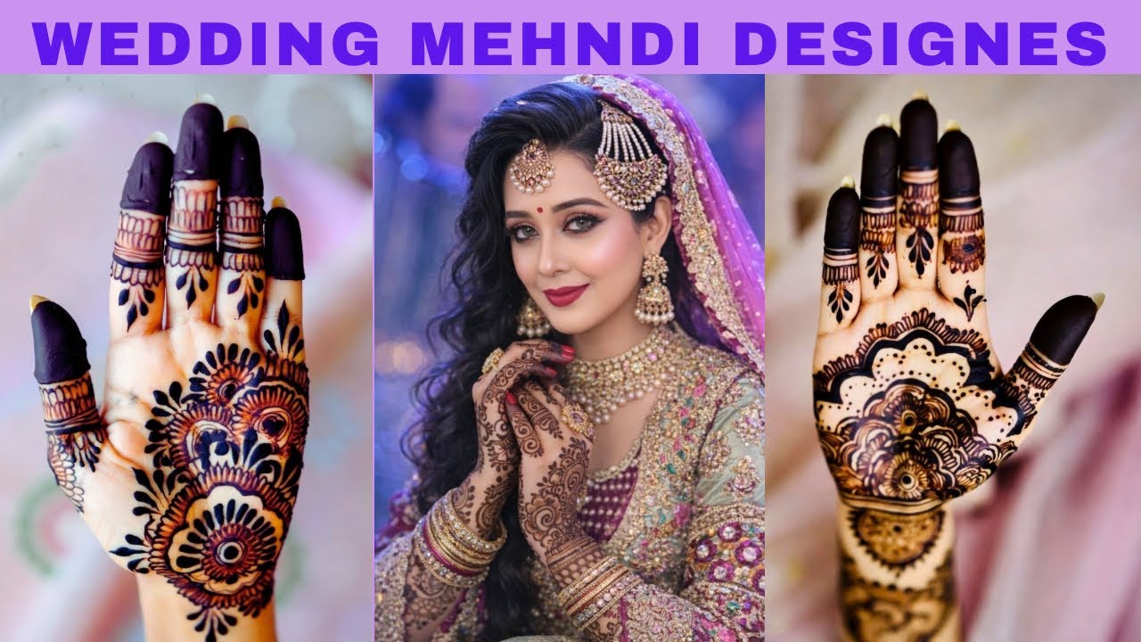 Wedding Mehndi Designs Latest Pack 154 | Full Hand Henna Mehandi |