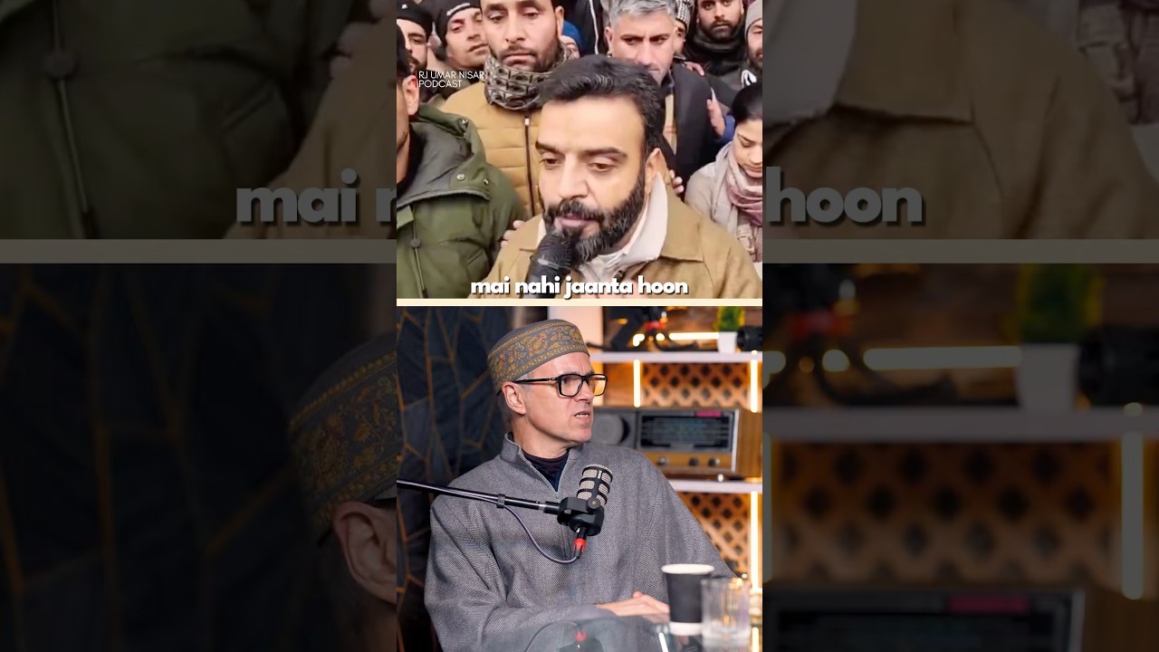 Aga Ruhullah? | Chief Minister Omar Abdullah on RJ Umar Nisar Podcast