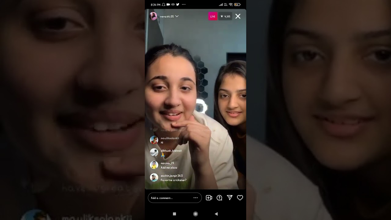Revathi Pillai live on Instagram 1