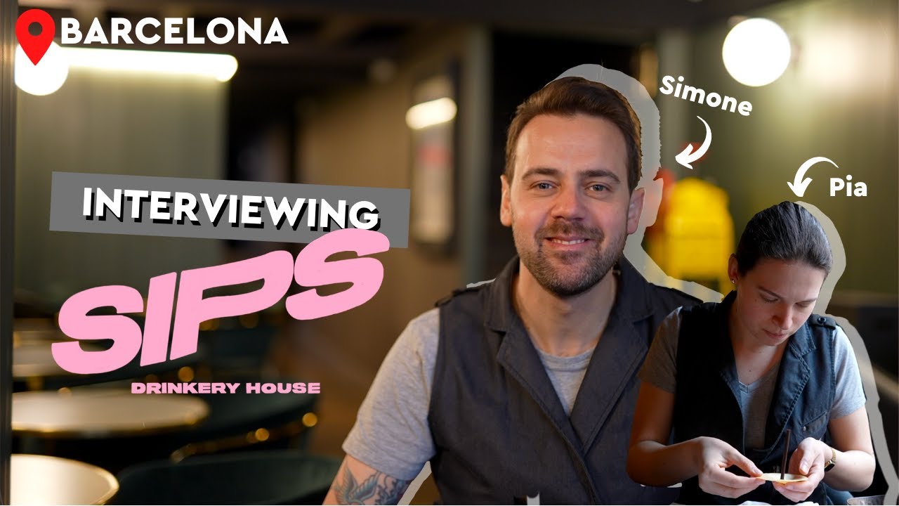 Interviewing the owner of SIPS drinkery house Simone Caporale