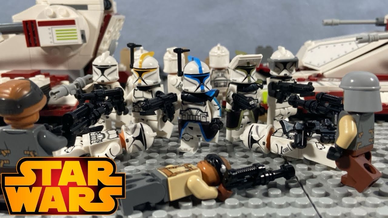 Засада на Кинтане - Lego Star Wars: Войны клонов (Стоп-моушн)