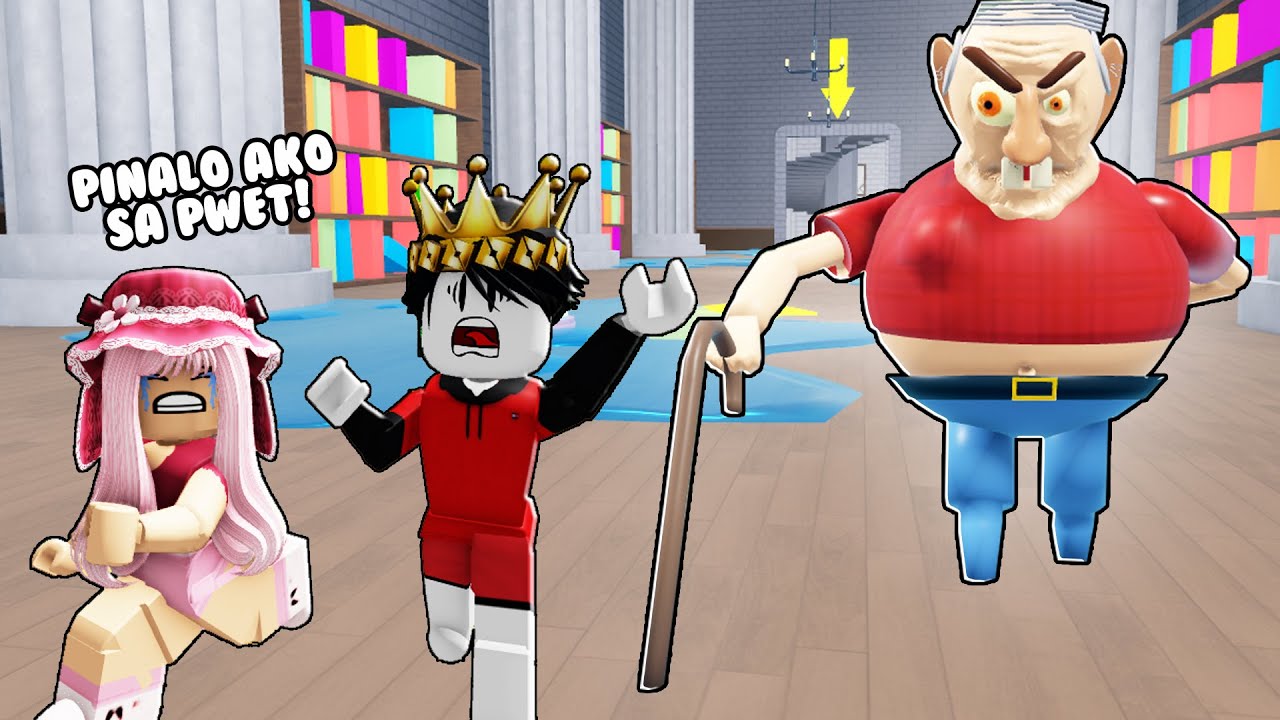 Si LOLO na NAMAMALO ng PWET - Escape Evill Grandpa || Roblox
