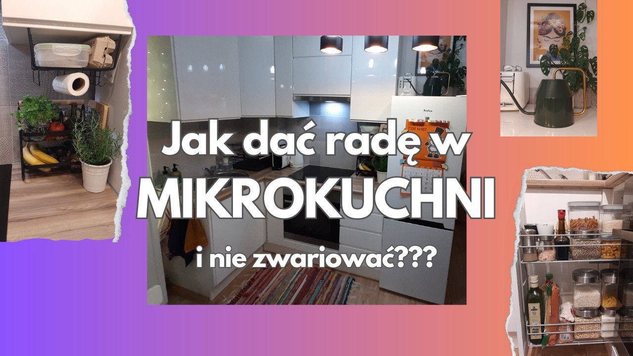 Moja maleńka KUCHNIA - jak sobie w niej radzę? Sprytne rozwiązania! || Kuchnia na patencie #8