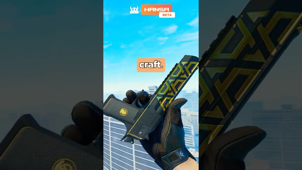Crazy looking Desert Eagle |  Conspiracy Craft Using 5 Saw (Gold) Copenhagen 2024 #cs2 #gaming #csgo
