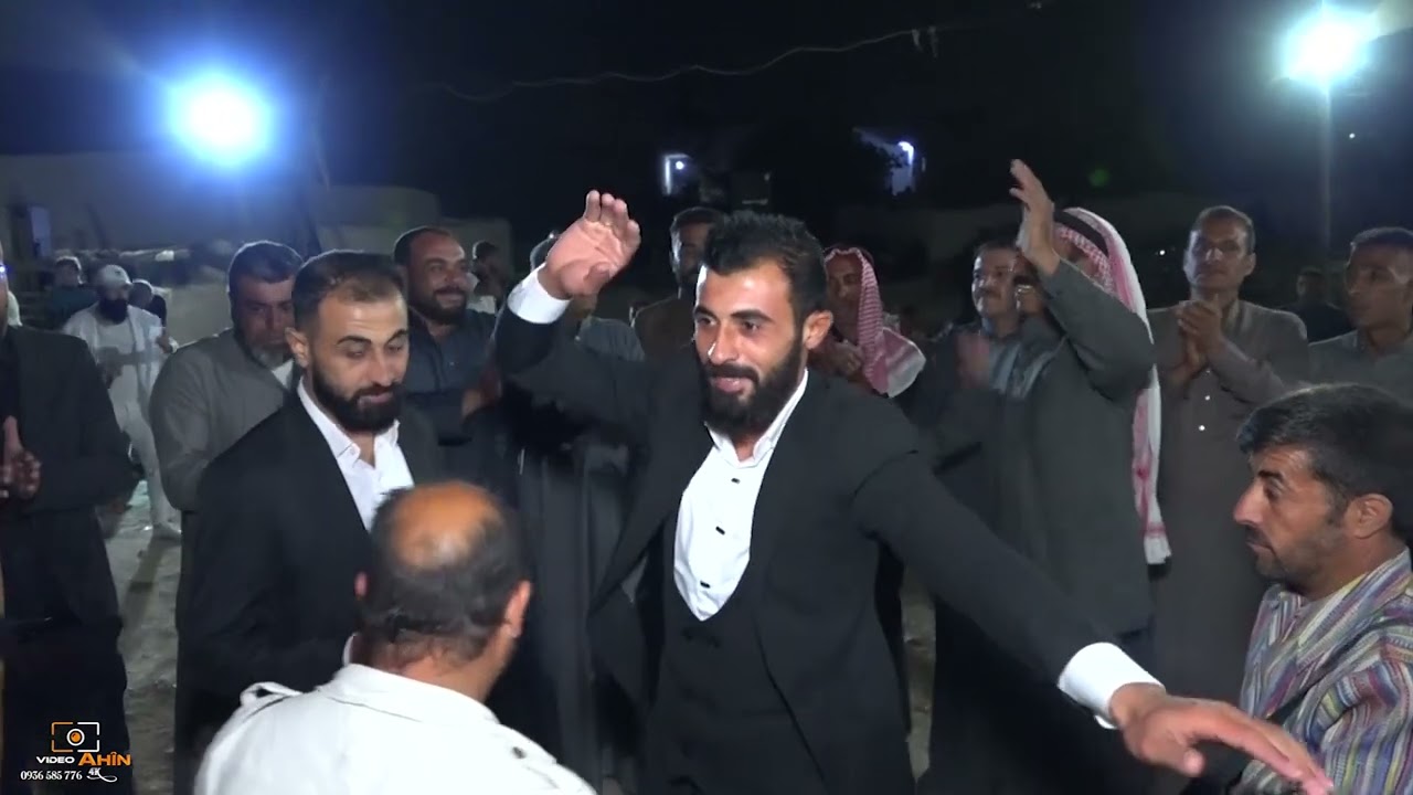 افراح عشيرة الخنافرة اهالي ام عظام بيت العمير  العريس ابراهيم الفنان مصطفى الامير الجزء 3
