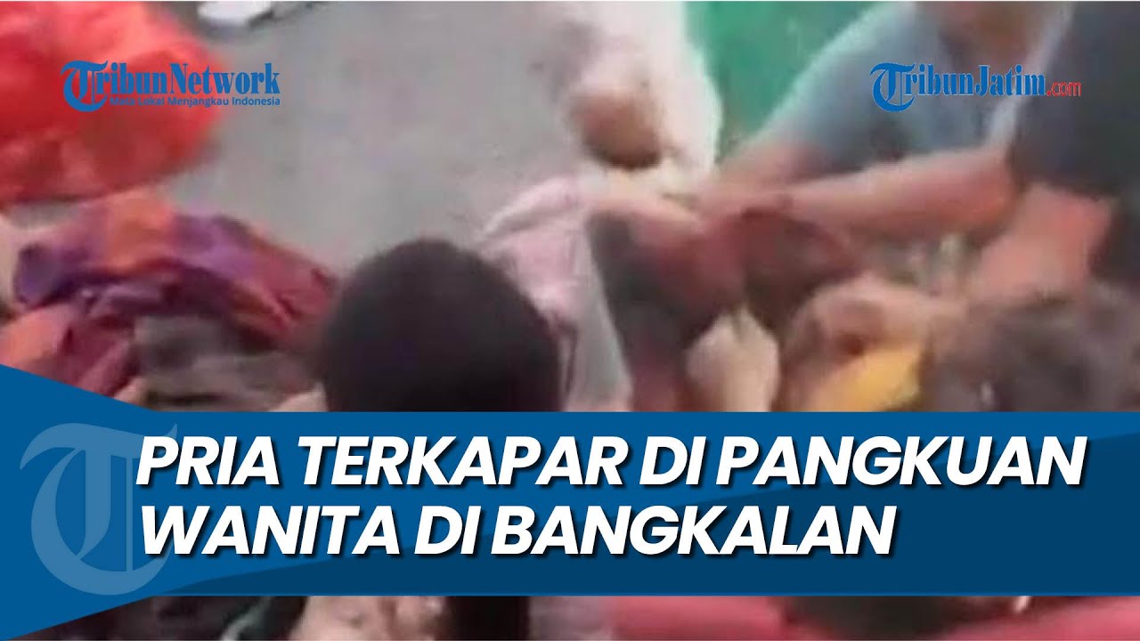 KORBAN CAROK? Viral Video Pria Terkapar di Pangkuan Wanita di Bangkalan Madura
