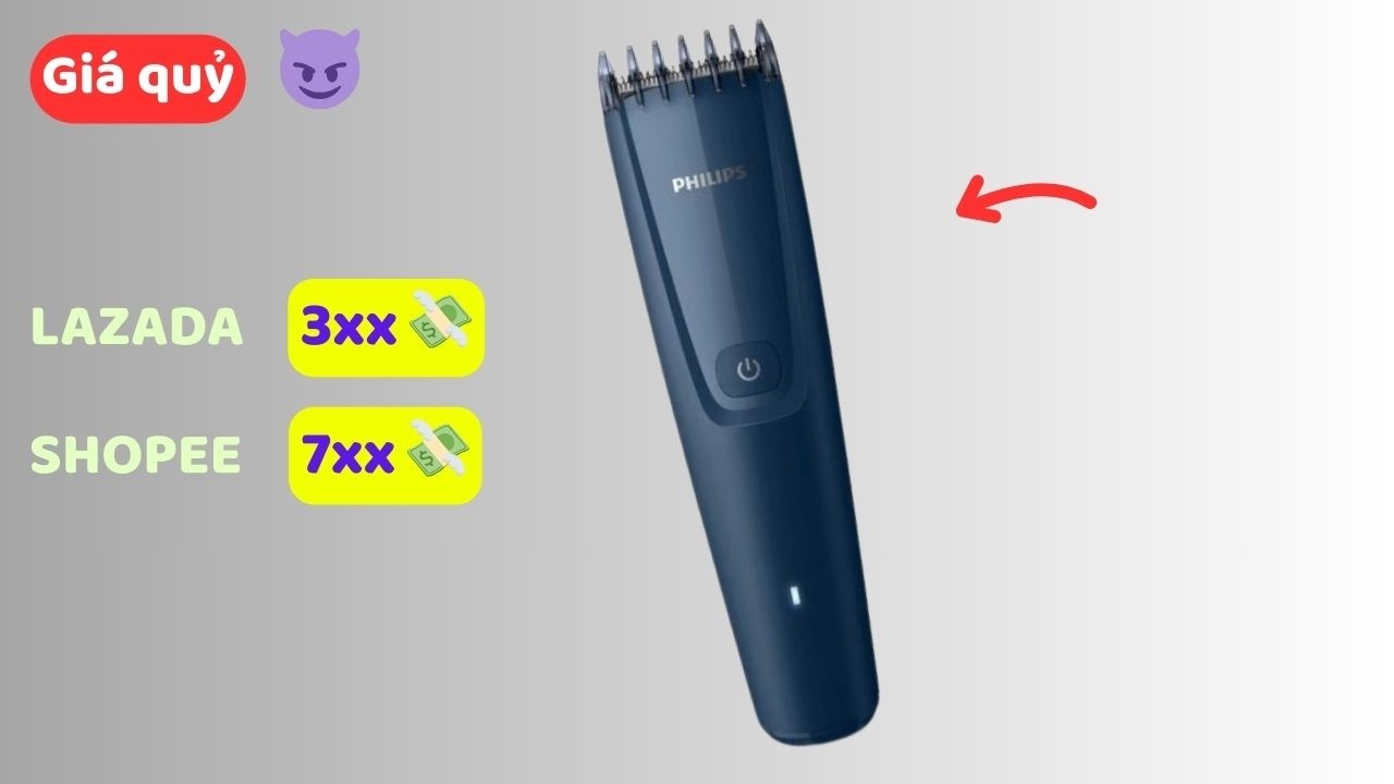 Tông đơ cắt tóc Philips giá quỷ 😈 3XX