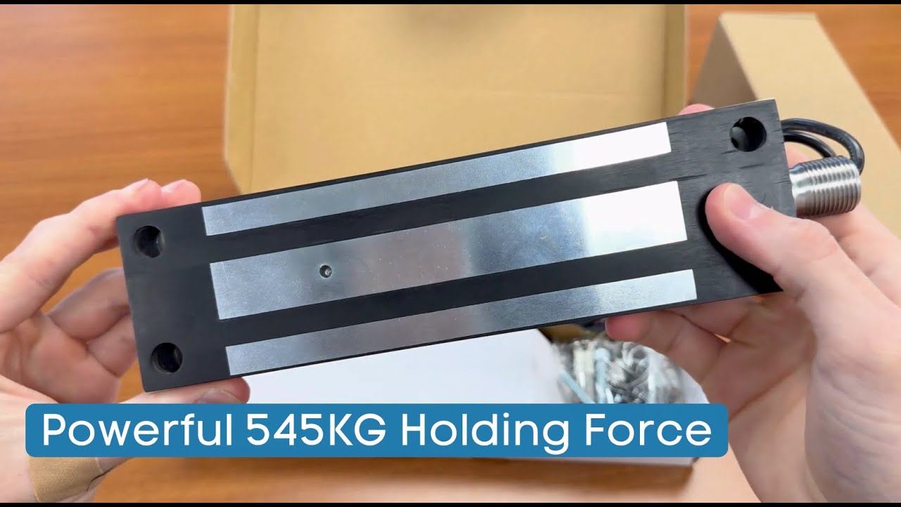 Unboxing IP67 Weatherproof Maglock with Z & L Bracket by SecureMyDoor | AGL1200NTBR & 500ZLW