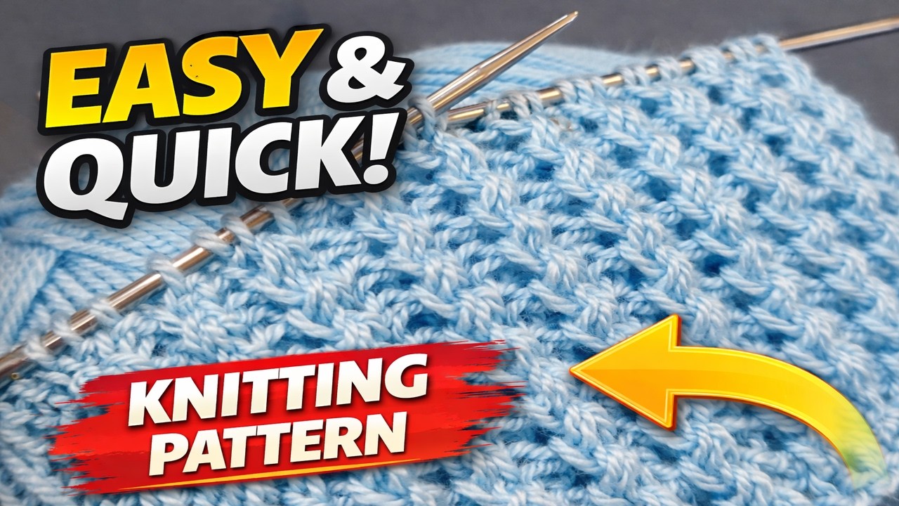 SIMPLE SECRET! Easy Knitting Pattern that Looks High-End!😍#knittingpattern  #tutorial