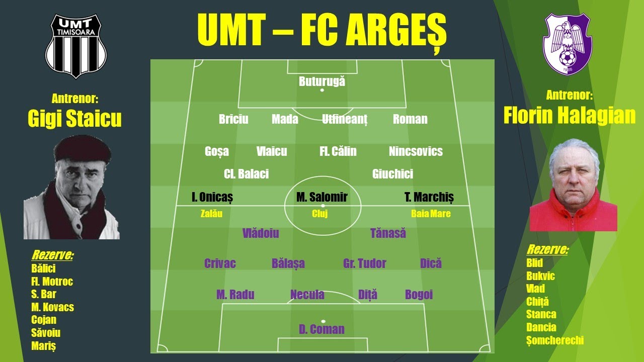UMT TIMIȘOARA - FC ARGEȘ PITEȘTI Campionat Divizia A 2001-2002 Etapa 12 - 03.11.2001 - REPRIZA 1