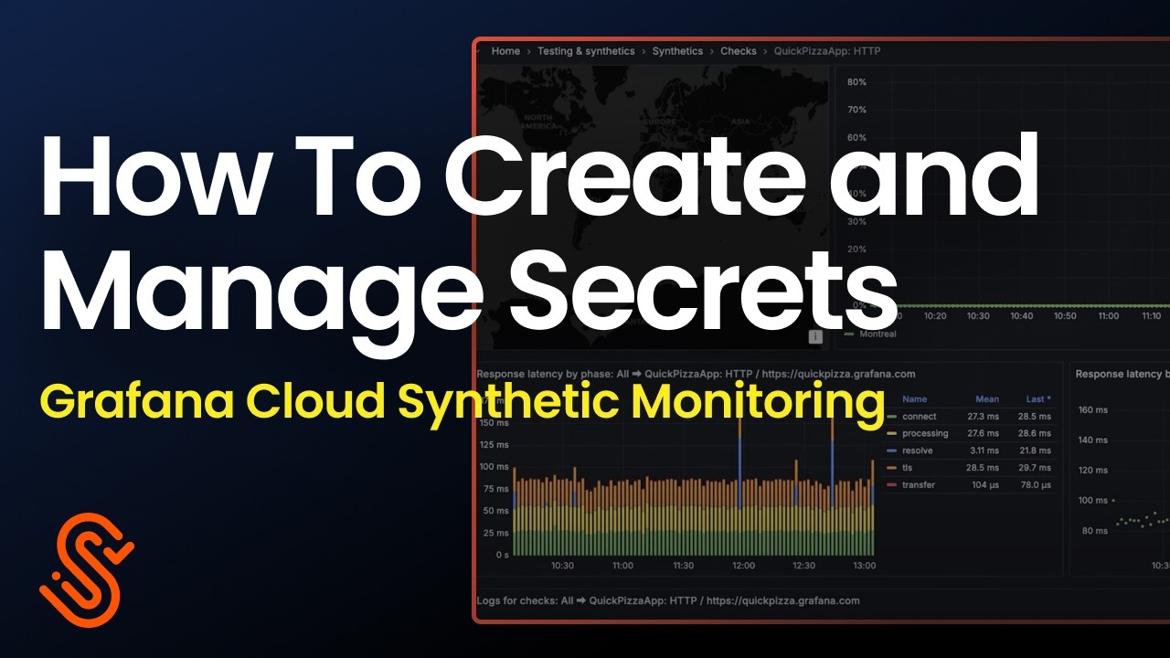 Как создавать и управлять секретами | Синтетический мониторинг Grafana Cloud