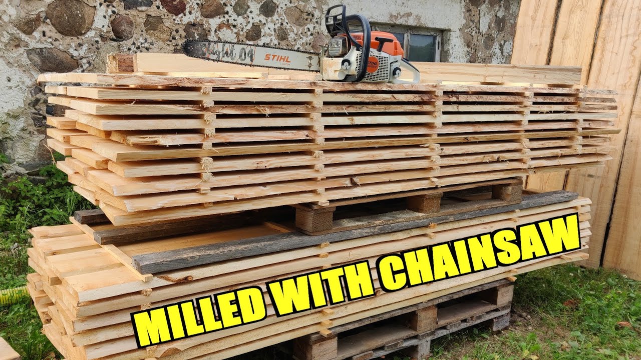 Milling More Boards   With Chainsaw