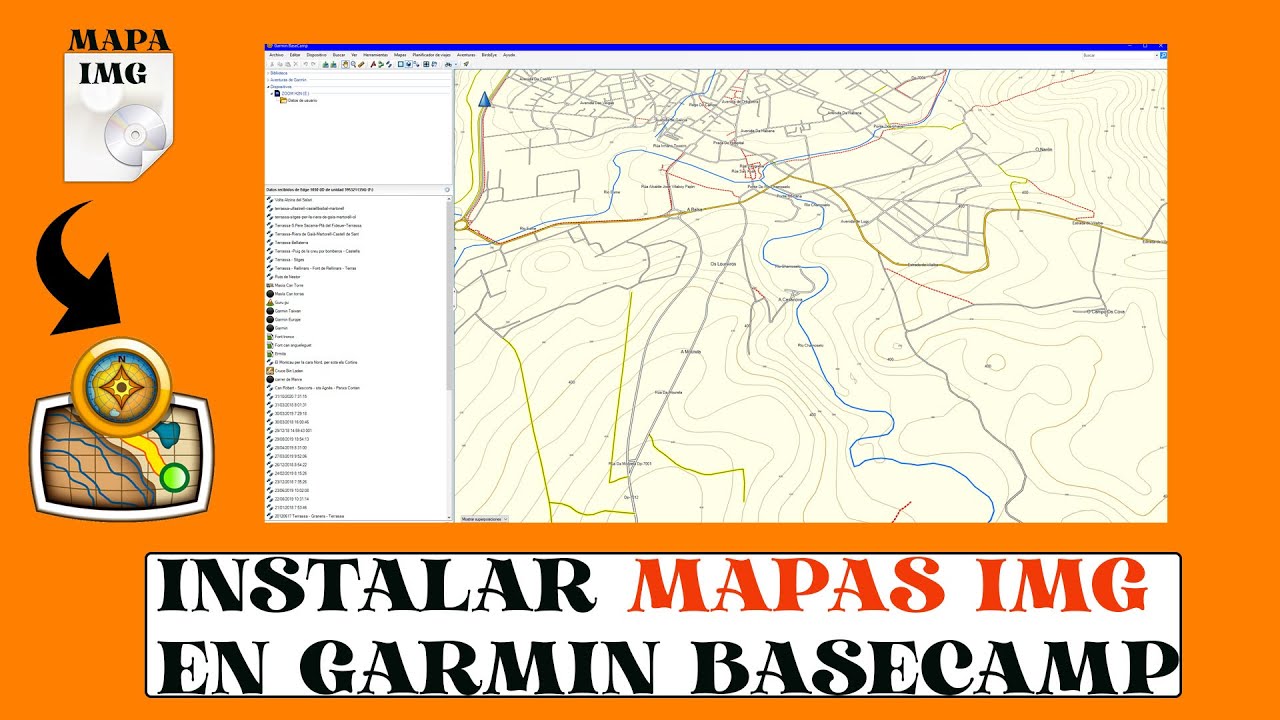 INSTALAR MAPAS IMG EN GARMIN BASECAMP - Viajeros Fisgones
