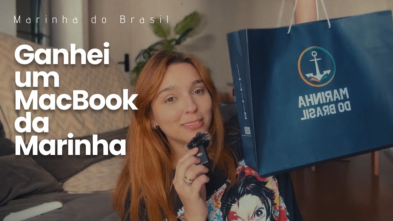 GANHEI UM MACBOOK DA MARINHA